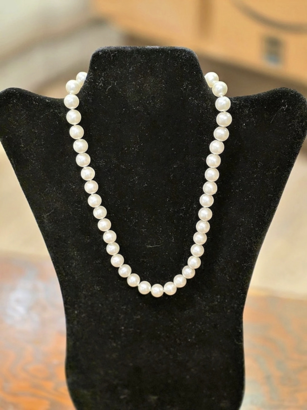 Faux Pearl Necklace